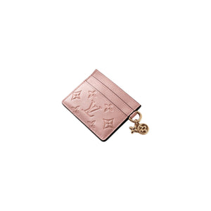 TARJETERO LV CHARMS PINK