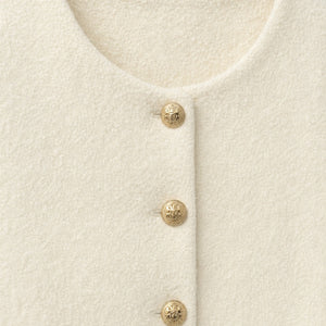 ABRIGO BOTONES WHITE JW