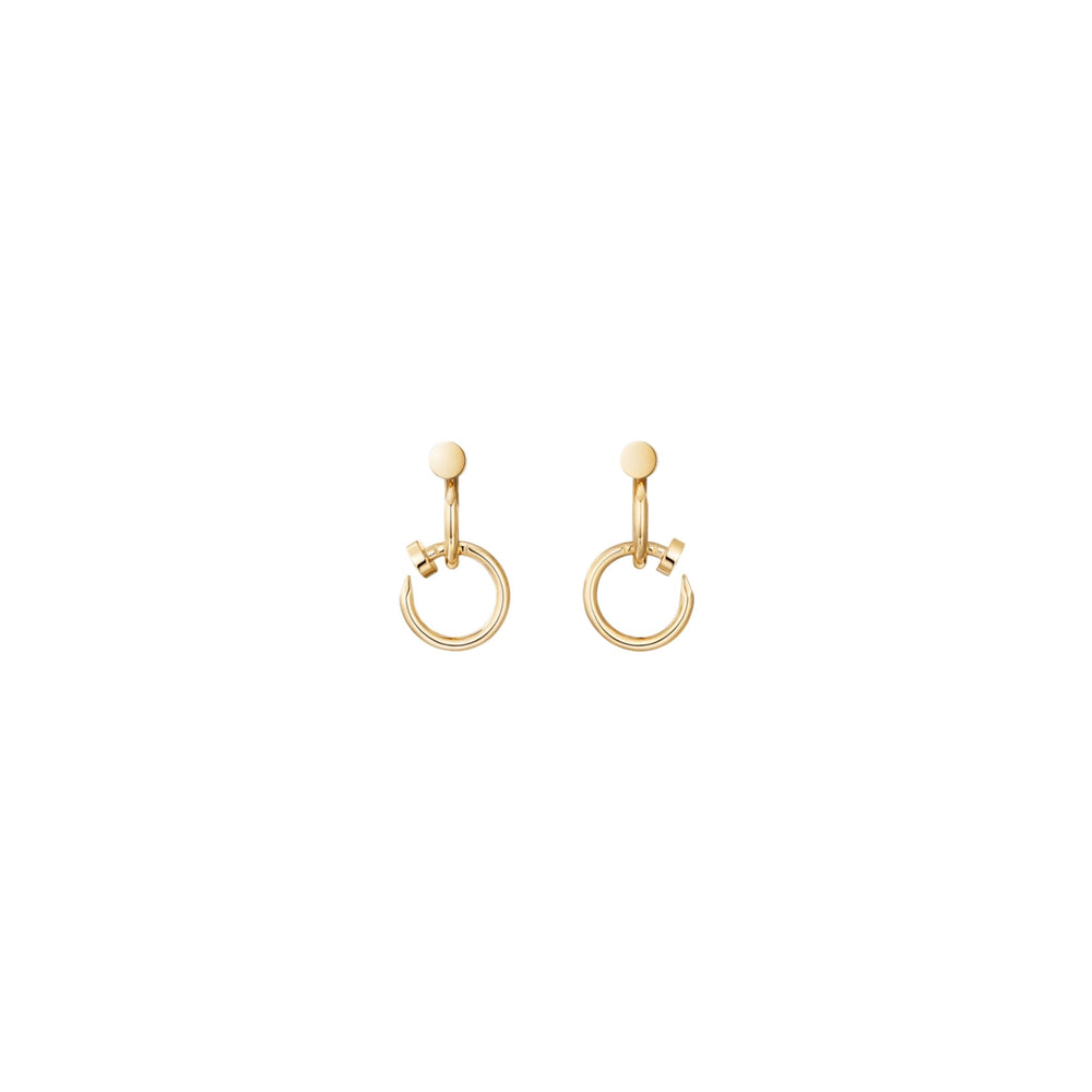 ARRACADAS CLAVO JUSTE GOLD