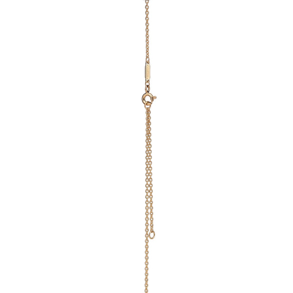 COLLAR KNOT GOLD ZIRCONIAS
