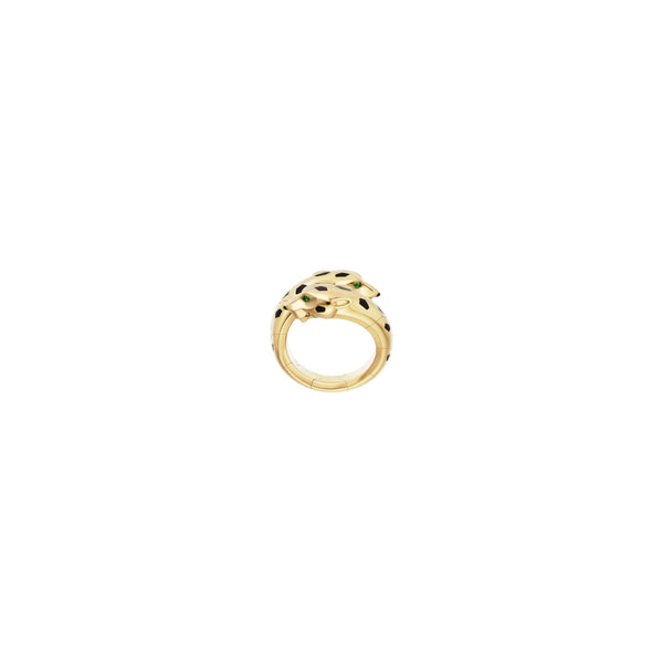 ANILLO DOBLE PANTHERE GOLD