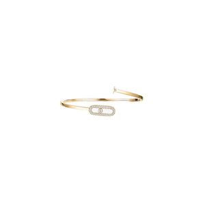 BRAZALETE MOVE UNO GOLD ZIRCONIAS
