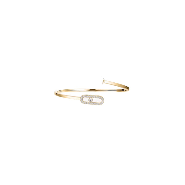 BRAZALETE MOVE UNO GOLD ZIRCONIAS