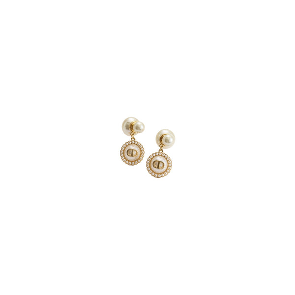 ARETES CD BAROQUE GOLD-WHITE PEARL