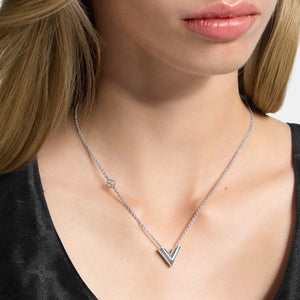 COLLAR LV V SILVER