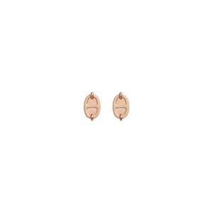 ARETES H MINI MAILLON ROSE GOLD-WHITE