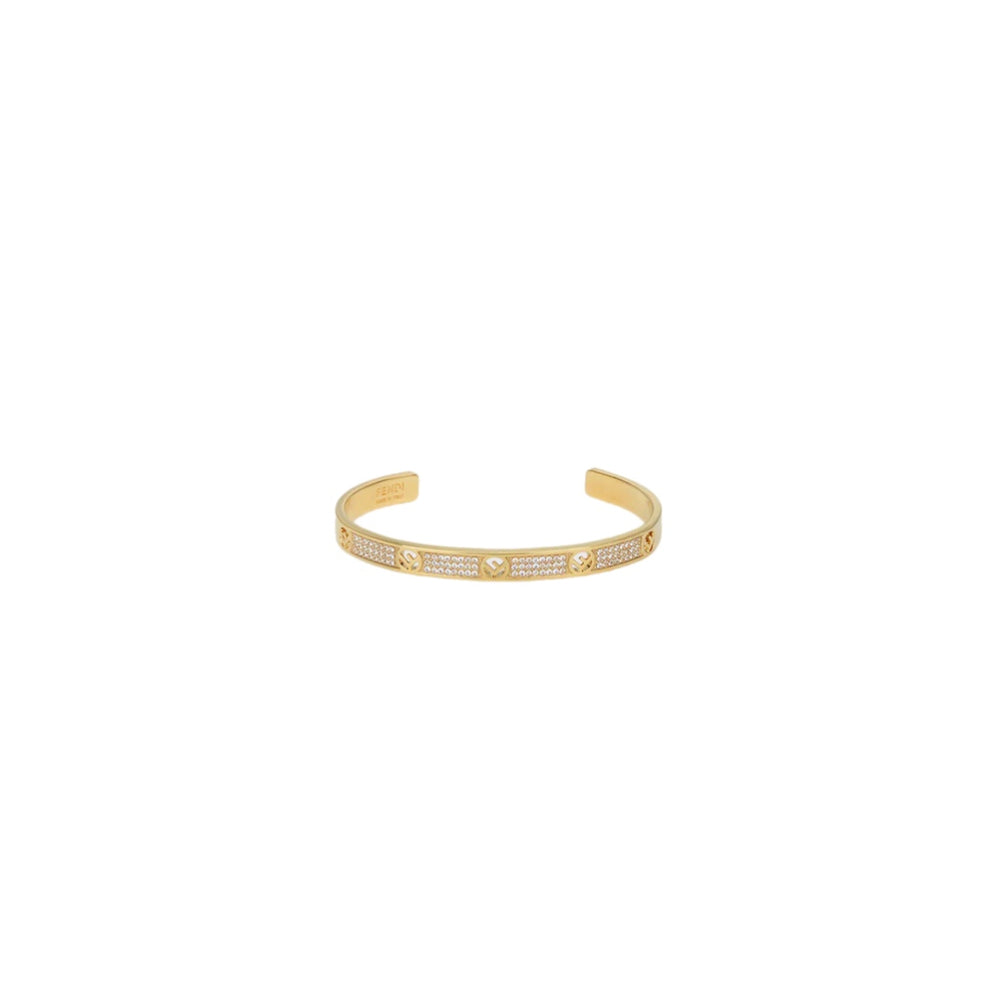 BRAZALETE F GOLD ZIRCONIAS