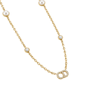 COLLAR CD GOLD CON ZIRCONIA