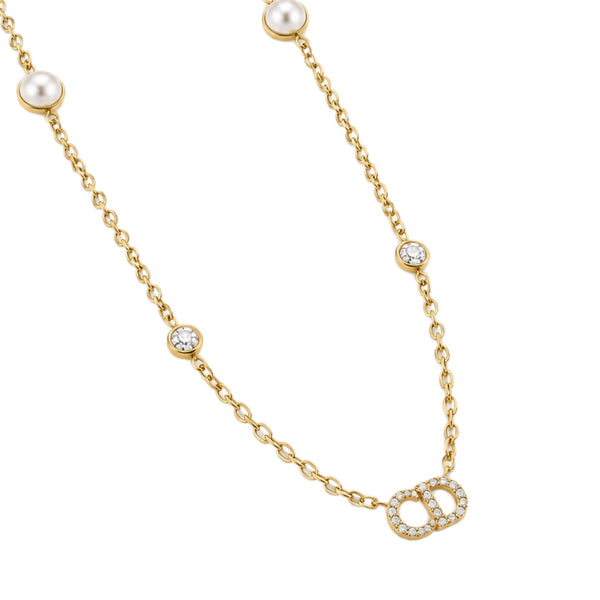 COLLAR CD GOLD CON ZIRCONIA