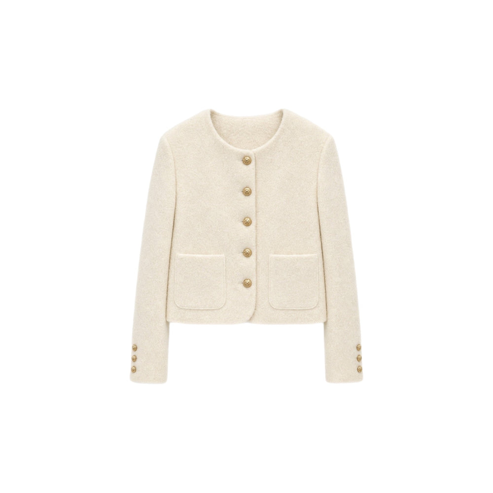 ABRIGO BOTONES WHITE JW