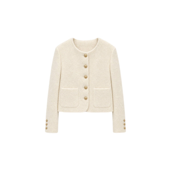 ABRIGO BOTONES WHITE JW