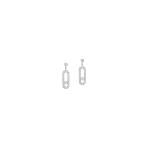 ARETES MOVE UNO STUD SILVER