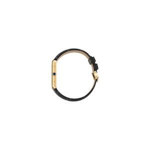 RELOJ TANK CR BLACK GOLD CROCODILE