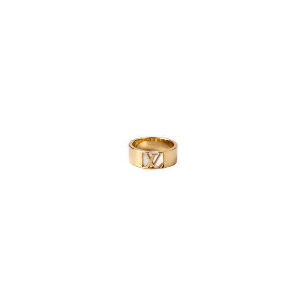 ANILLO LV SIGNATURE GOLD