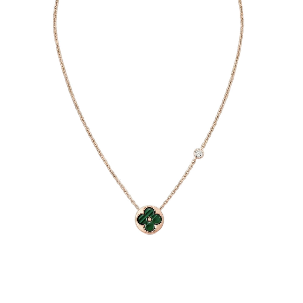 COLLAR SUN GREEN BLOSSOM ROSE GOLD