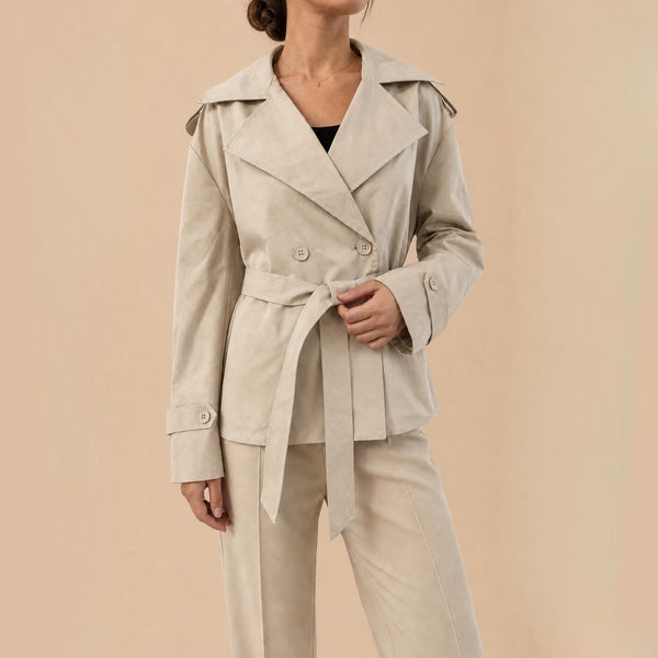 CHAQUETA BEIGE JW