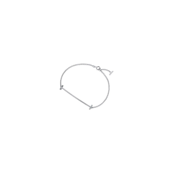 PULSERA SMILE SILVER CON ZIRCONIAS