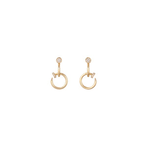 ARRACADAS CLAVO GOLD