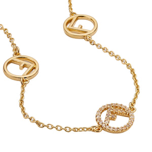 COLLAR F TRIPLE GOLD