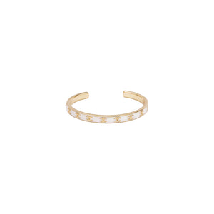 BRAZALETE CC WHITE LOGOS