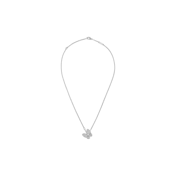 COLLAR MARIPOSA SILVER ZIRCONIAS