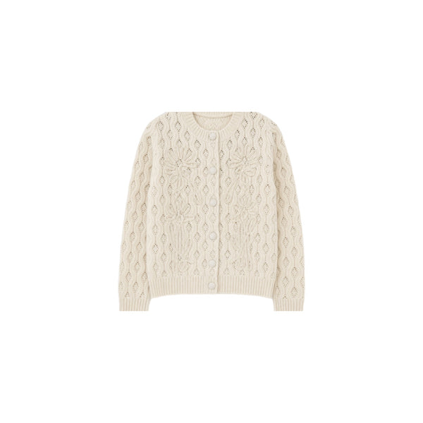 CARDIGAN CASHMERE WHITE JW