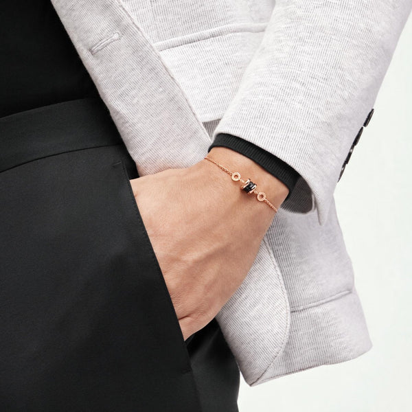 BRAZALETE V B.ZERO1 ROSE GOLD