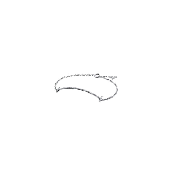 PULSERA SMILE SILVER CON ZIRCONIAS