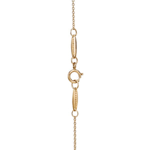 COLLAR T BEAN GOLD ZIRCONIAS