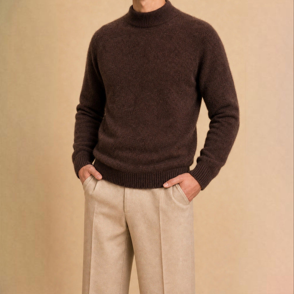 SUETER CASHMERE CUELLO ALTO CLASSIC PURPLE JW