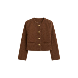 ABRIGO BOTONES BROWN JW