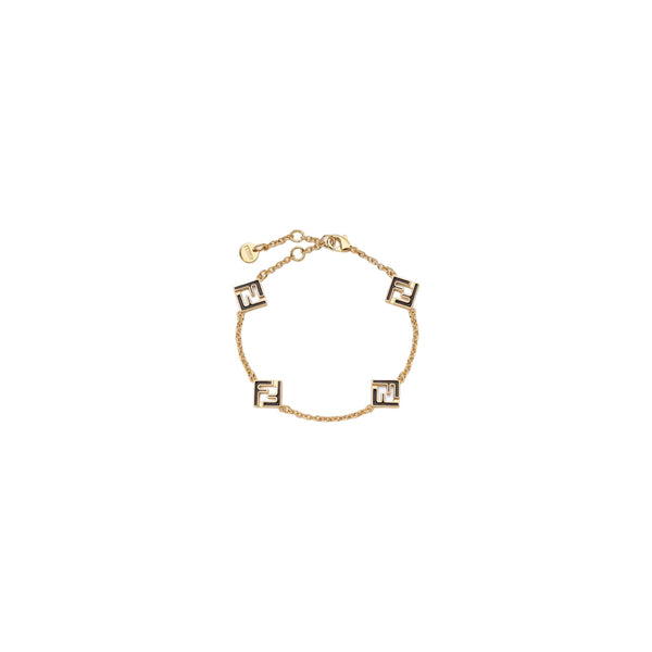 PULSERA F FOREVER BLACK GOLD