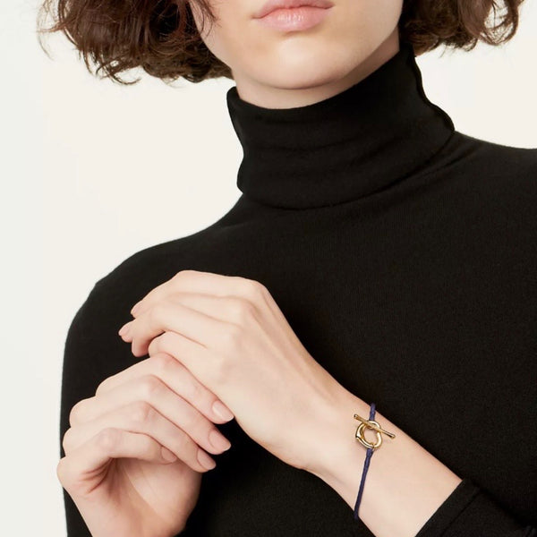 PULSERA DE TELA BLUE ELSA PERETTI