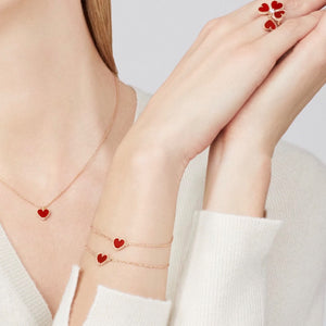COLLAR VF SWEET HEARTS ROSE GOLD