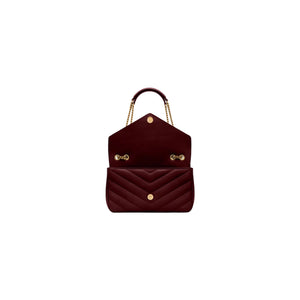 BOLSO YSL LOULOU BURGUNDY