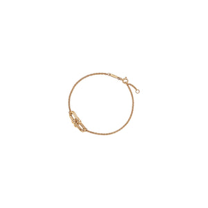 BRAZALETE DOBLE ESLABON GOLD