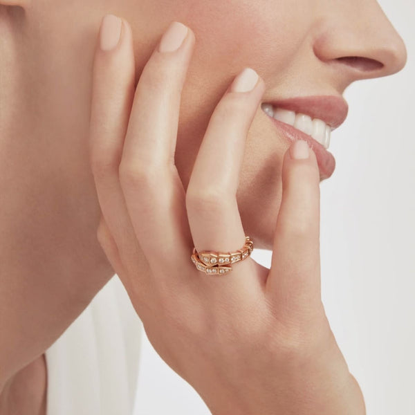 ANILLO SERPENTI ROSE GOLD CON ZIRCONIA