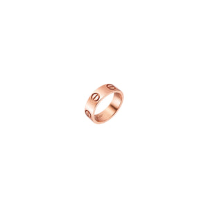 ANILLO LOVE ROSE GOLD ANCHO