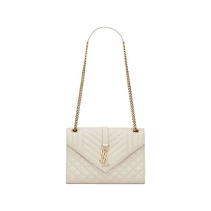 BOLSO YSL CON CADENA OFF WHITE