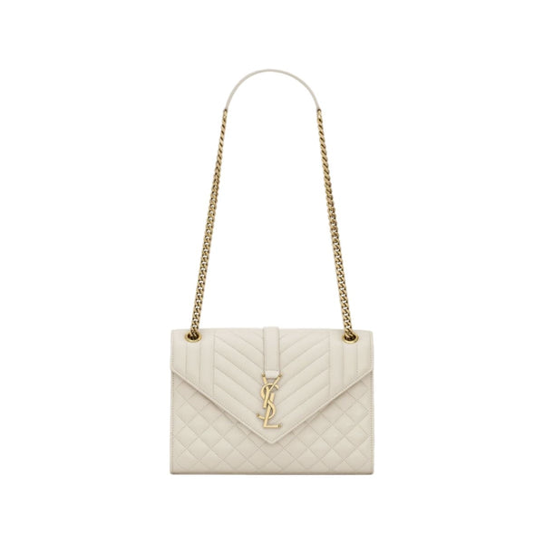 BOLSO YSL CON CADENA OFF WHITE