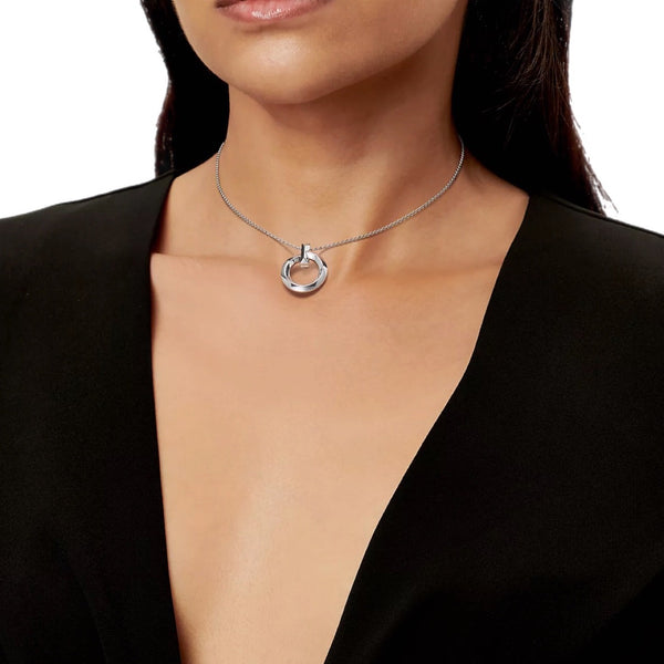 COLLAR T CIRCULAR T1 SILVER