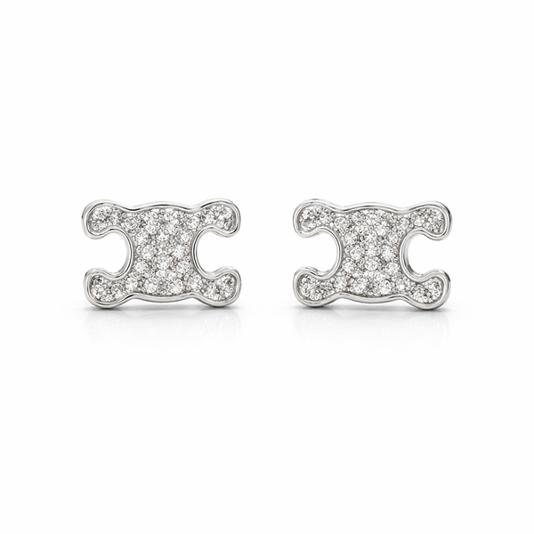 ARETES C SILVER ZIRCONIAS