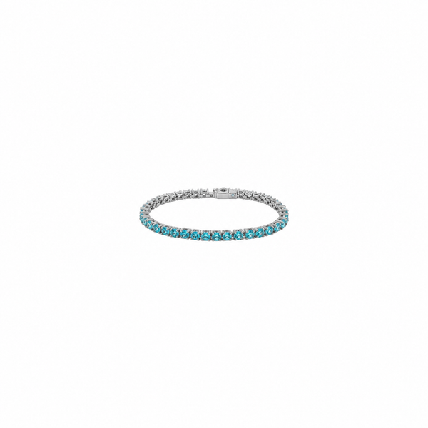 PULSERA DE TENNIS DIAMONDS BLUE