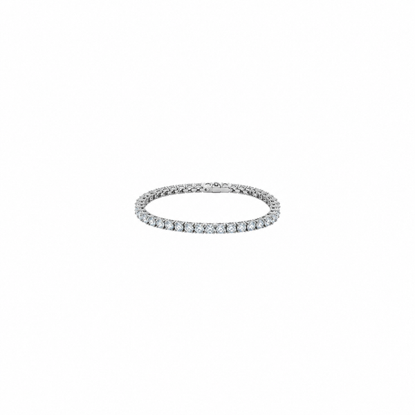 PULSERA T DE TENNIS DIAMONDS SILVER