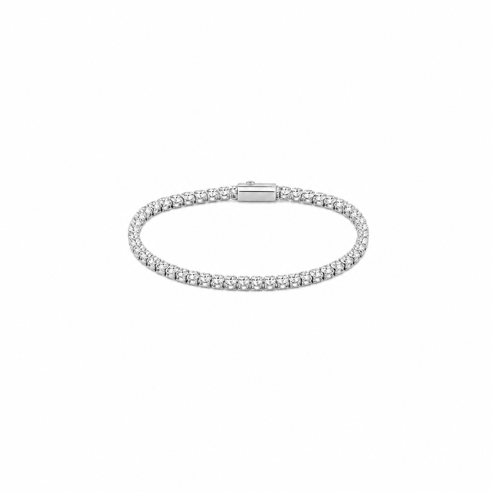 PULSERA DE TENNIS ESSENTIAL SILVER