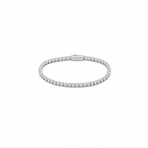 PULSERA DE TENNIS ESSENTIAL SILVER