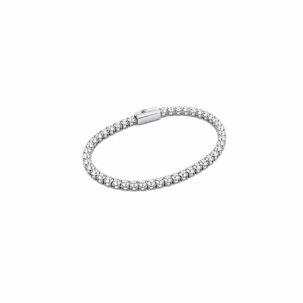 PULSERA DE TENNIS ESSENTIAL SILVER
