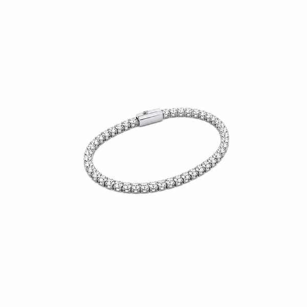 PULSERA DE TENNIS ESSENTIAL SILVER