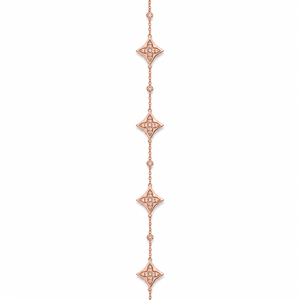 PULSERA LV FLOWER ROSEGOLD CON ZIRCONIAS