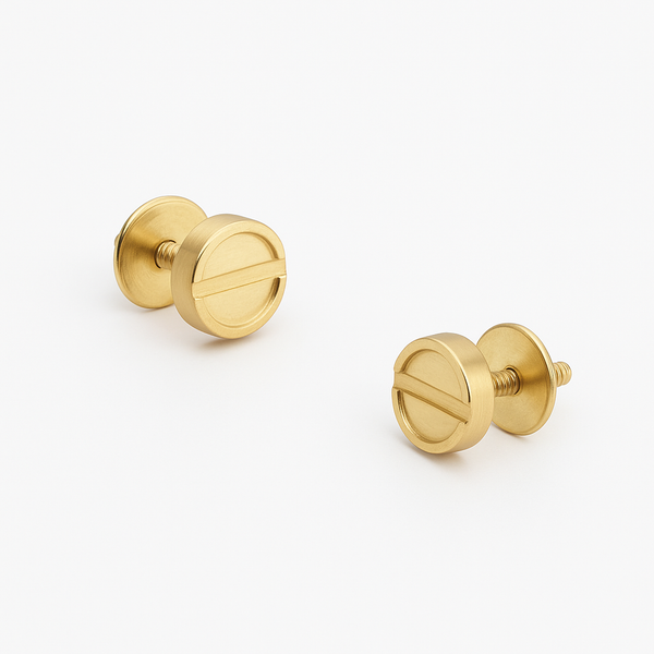 ARETES SCREW LOVE GOLD